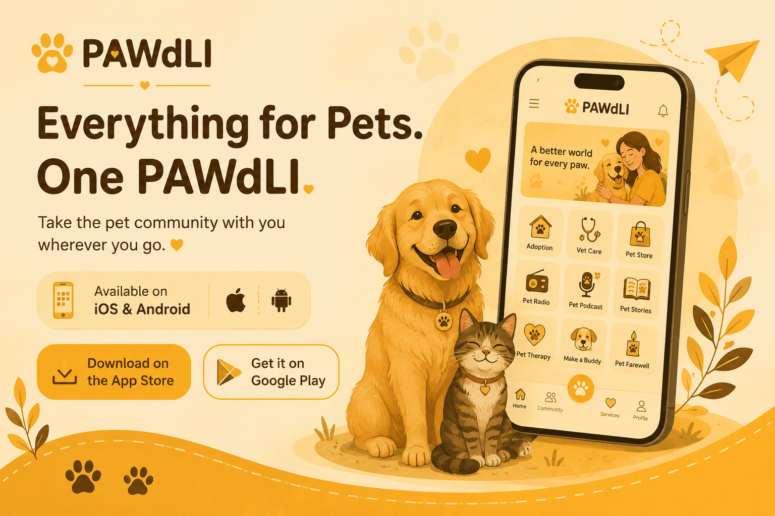 PAWdLI mobile app